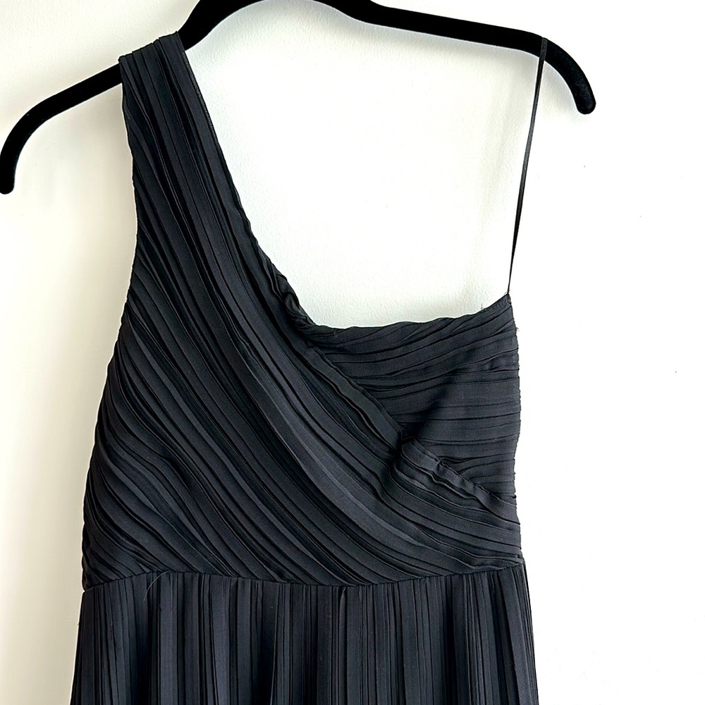 Theory Taliana Silk One Shoulder Dress